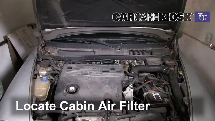 2001 Lancia Lybra JTD Station Wagon 1.9L 4 Cyl. Turbo Diesel Filtre à air (intérieur)